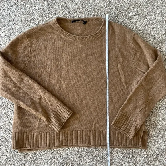 Jenni Kayne Everyday Sweater, Dark Camel - Picture 6 of 6